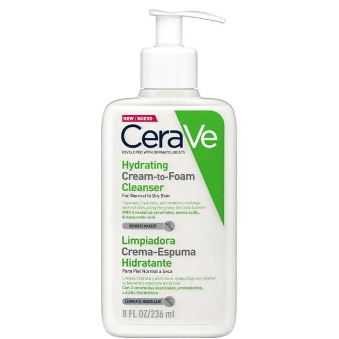 Cerave Limpiadora Crema-Espuma Hidratante