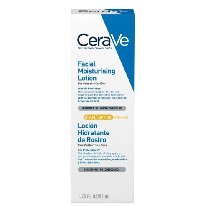 Hombre Cerave Loción Hidratante de Rostro SPF30