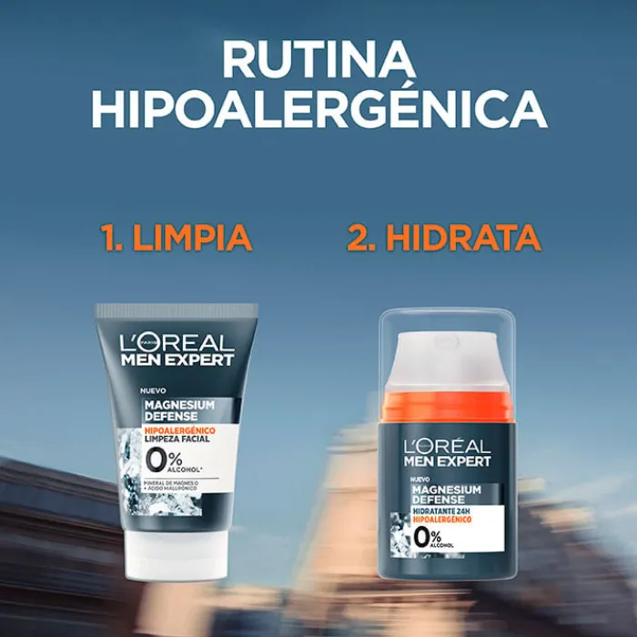 Hombre L'Oréal Men Expert Magnesium Defense Hidratante 24H
