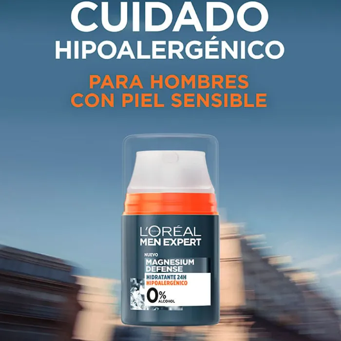 Hombre L'Oréal Men Expert Magnesium Defense Hidratante 24H