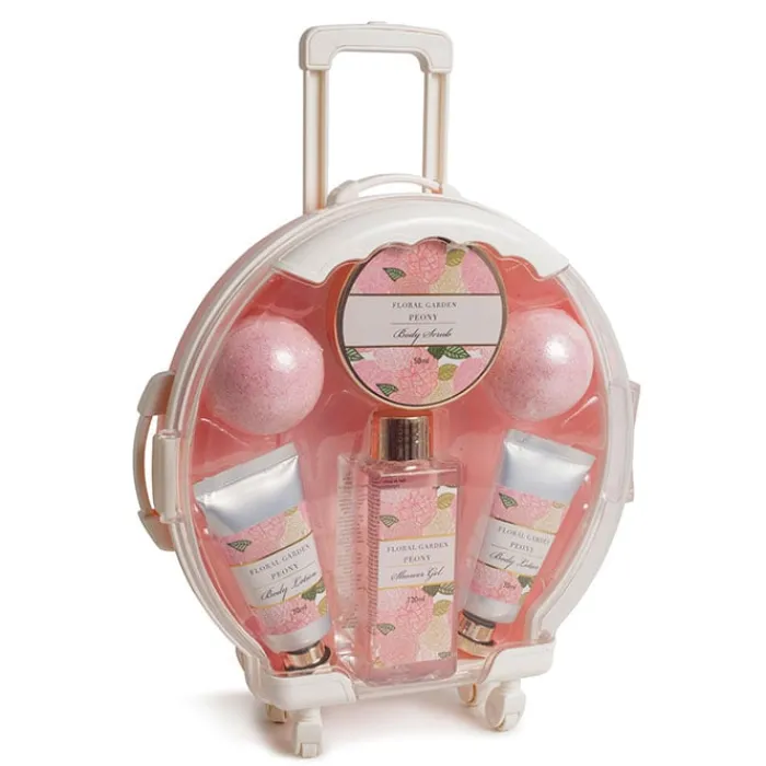 Pokhara Maleta Troley de Baño Peonías