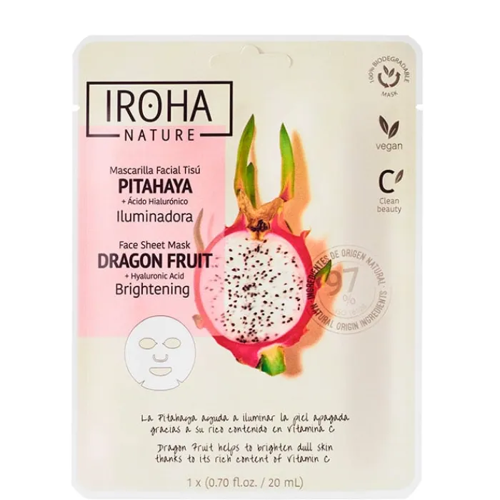 Iroha Nature Mascarilla Iluminadora con Pitahaya