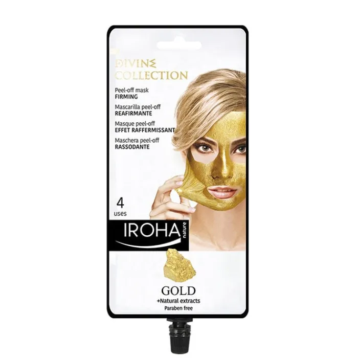 Iroha Nature Mascarilla Peel Off Reafirmante Oro 24K