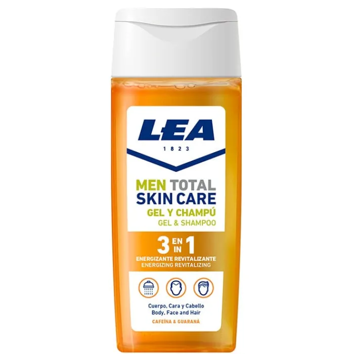 Hombre Lea Men Total Skin Care Gel-Champú Energizante