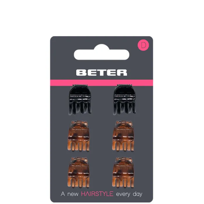 Beter Mini Grapas Concha y Negro Trendy Classics