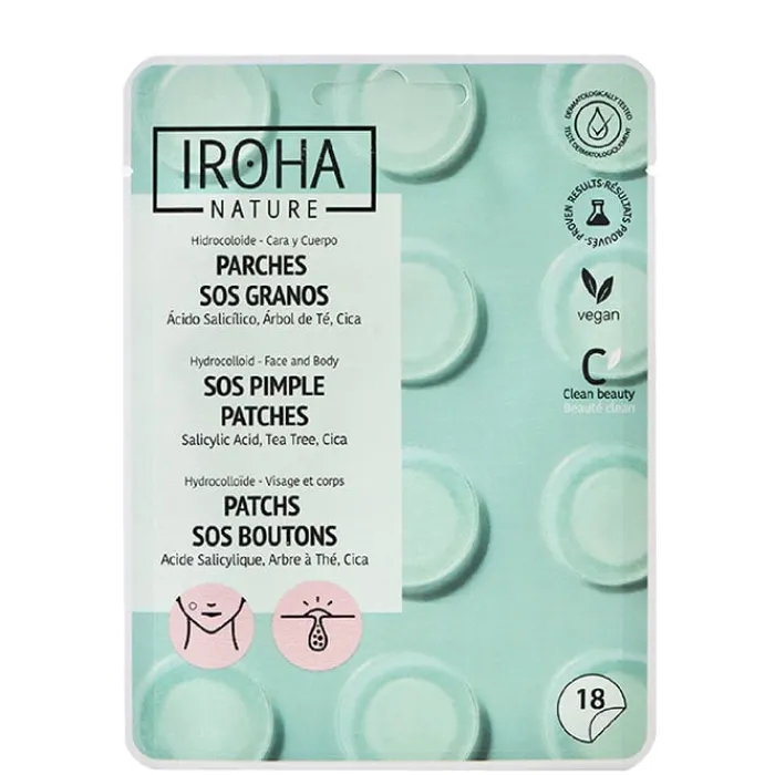 Iroha Nature Parches SOS Granos con Ácido Salicílico
