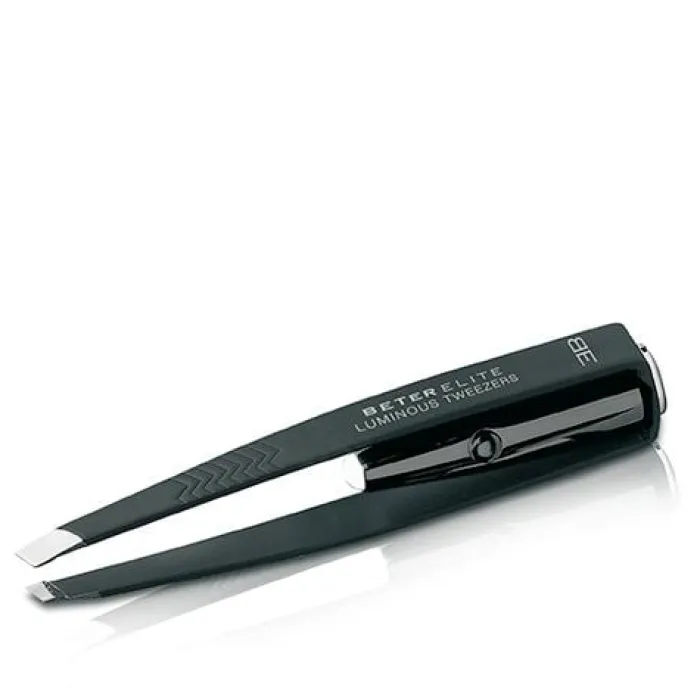 Beter Pinza Punta Oblicua con Luz