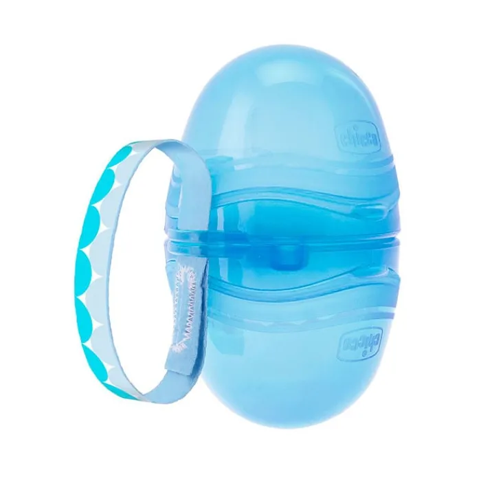 Chicco Portachupetes Doble Azul