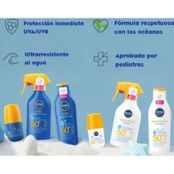 Niños NIVEA Protege & Juega Loción Solar Sensitive Niños SPF50+