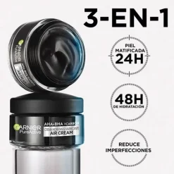 Hombre Garnier Pure Active Crema Hidratante Matificante