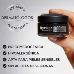 Hombre Garnier Pure Active Crema Hidratante Matificante