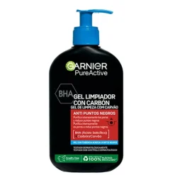 Hombre Garnier Pure Active Gel Limpiador con Carbón