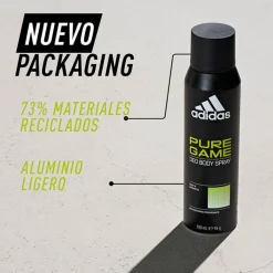 Hombre Adidas Pure Game Desodorante Spray