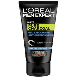 Hombre L'Oréal Men Expert Pure Power Charcoal Gel Exfoliante Anti-Puntos Negros