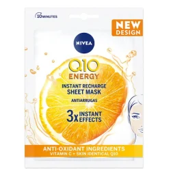 NIVEA Q10 Plus C Mascarilla de Tejido Anti-Arrugas + Energizante