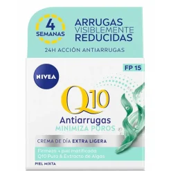 NIVEA Q10PLUS Anti-arrugas Cuidado de Día SPF15 Piel Mixta