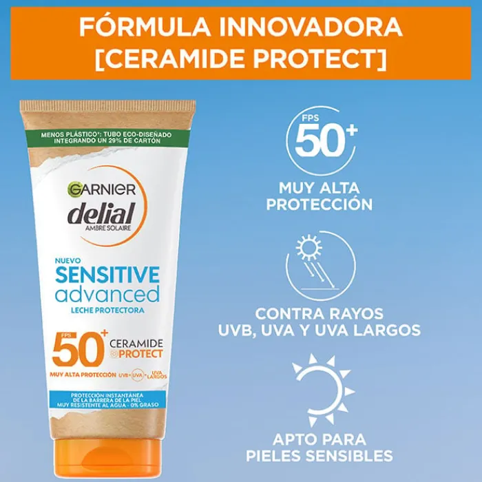 Delial Sensitive Advanced Leche Protectora SPF50+