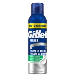 Hombre Gillette SERIES Espuma de Afeitar Calmante Aloe Vera
