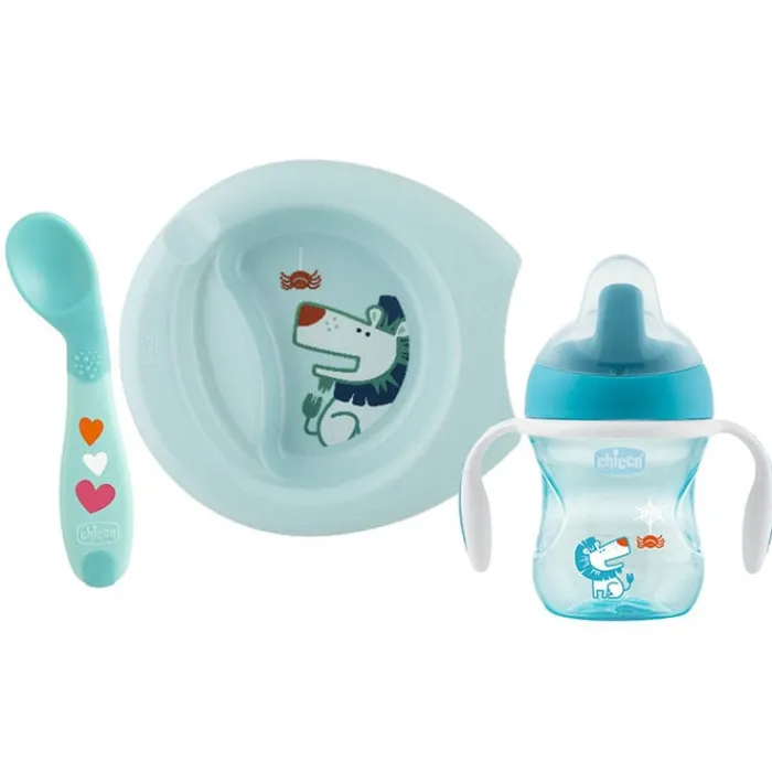 Chicco Set de Comida Azul 6 Meses+