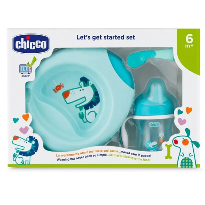 Chicco Set de Comida Azul 6 Meses+