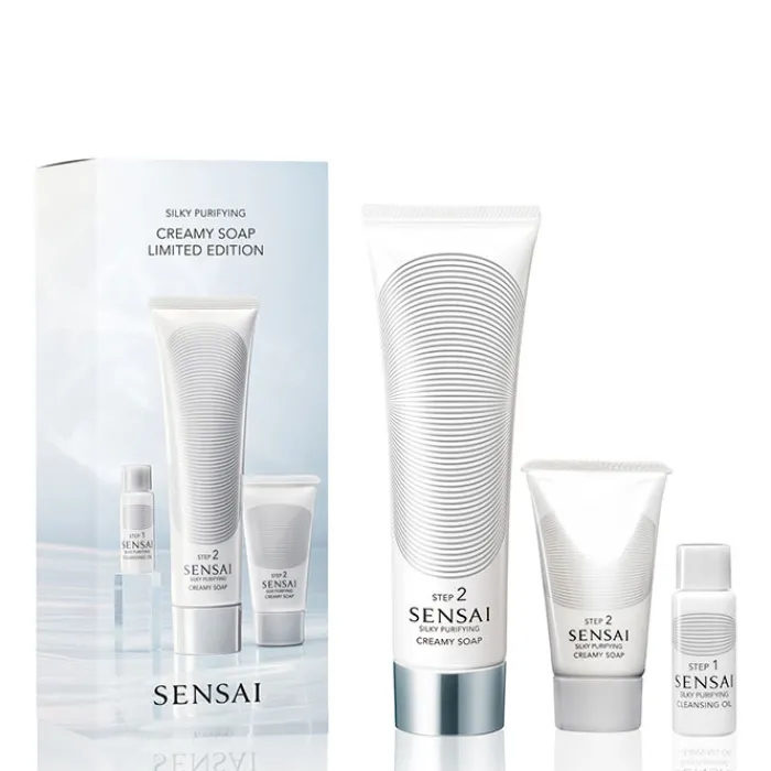 Hombre SENSAI Silky Purifying Creamy Soap Estuche