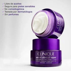 CLINIQUE Smart Clinical Repair Crema de Recuperación Nocturna + Mascarilla