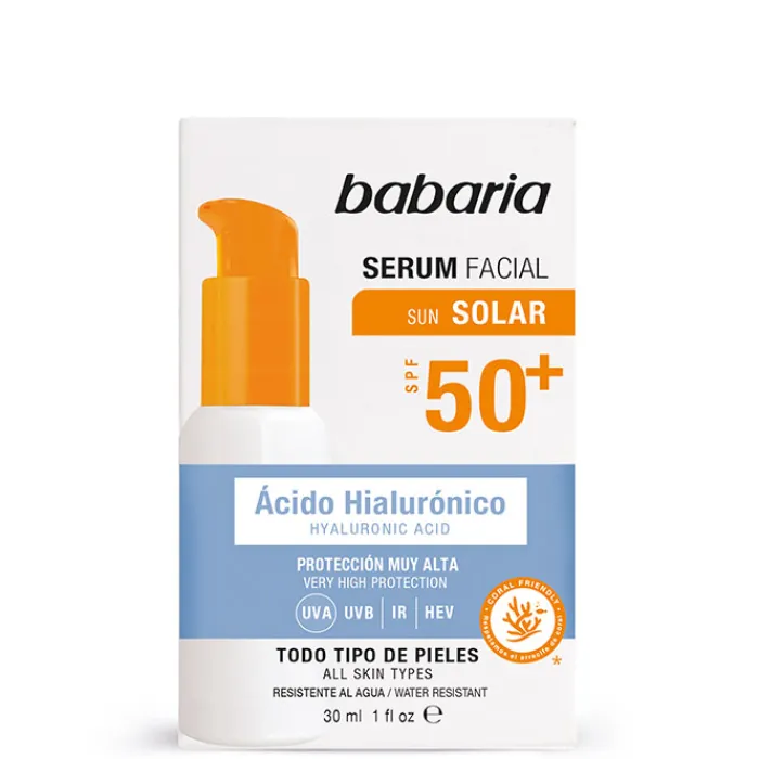 Babaria Sérum Facial Solar Hialurónico SPF50+