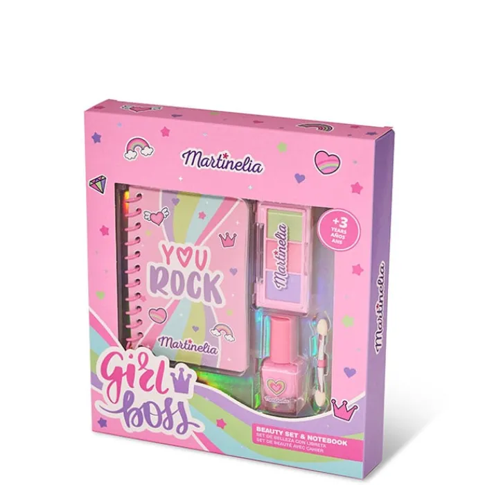 Martinelia Supergirl Notebook & Beauty Set