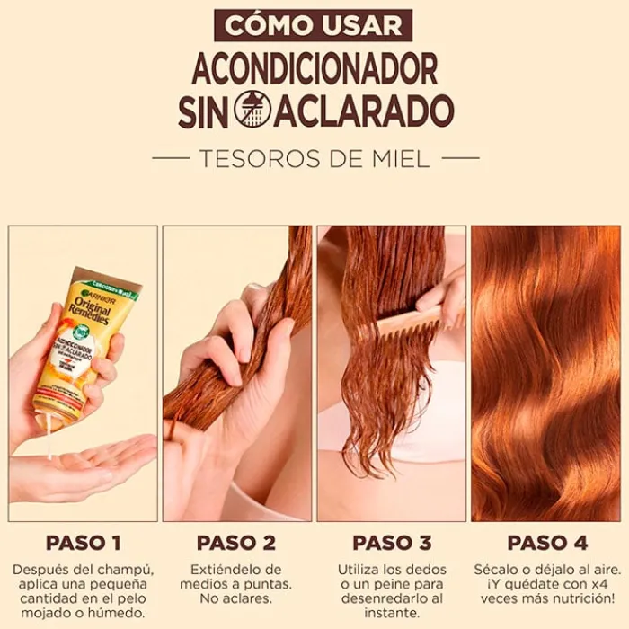 Original Remedies Tesoros de Miel Acondicionador Sin Aclarado