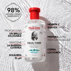 Thayers Tónico Sin Olor - Aloe Vera & Witch Hazel