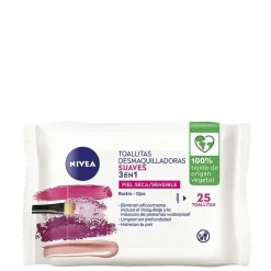 NIVEA Toallitas Desmaquilladoras Suaves 3 en 1