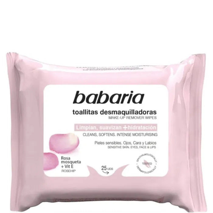 Babaria Toallitas Desmaquilladoras Rosa Mosqueta