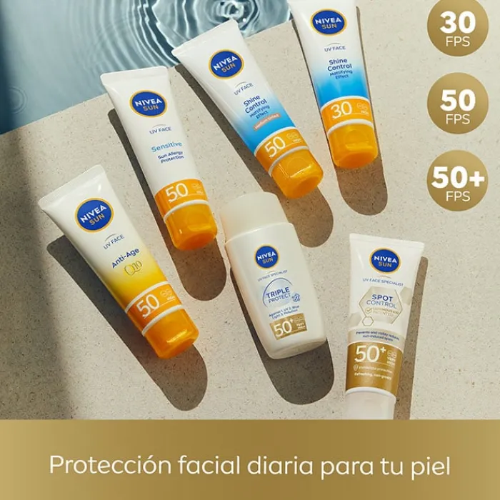 NIVEA Triple Protección Facial SPF50+