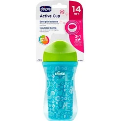 Chicco Vaso Termo Active Azul-Verde 14 Meses+