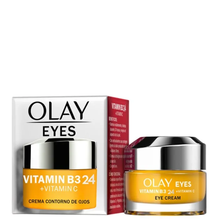 Olay Vitamin B3 24 + Vitamin C Contorno de Ojos