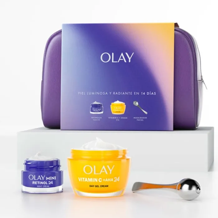 Olay Vitamin C + AHA 24 Crema Gel de Día Estuche