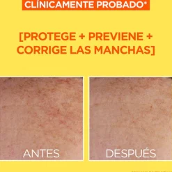 Hombre Garnier Vitamina C Fluido Antimanchas Anti-UV Invisible SPF50+