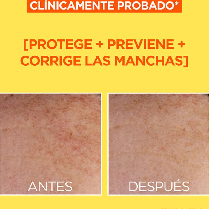 Hombre Garnier Vitamina C Fluido Antimanchas Anti-UV Invisible SPF50+