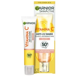 Hombre Garnier Vitamina C Fluido Antimanchas Anti-UV Glow SPF50+